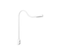 kalb | Lámpara LED "Ilios" con conexión USB-C, montaje en pared o en esquina, brazo flexible, regulable, juego de 1 unidad, color blanco
