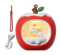Lámpara de Navidad, lámpara de mesa de noche 3D con cordón, luz LED recargable, de Navidad para mesita de noche, guardería, pared, dormitorio, mesita de noche