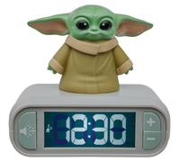 Lámpara de noche con proyector 3D de Grogu (personaje de Star Wars), con función de despertador y efectos de sonido