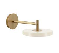 Lámpara de Pared Asteria Corta en Blanco Perla
