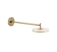 Lámpara de Pared Asteria Larga en Blanco Perla