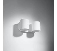 Lámpara de pared blanca Aplique 2 Orbis