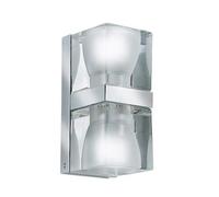 Lámpara de Pared Doble Cubo de Hielo Transparente