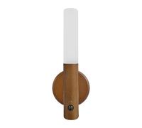 Lámpara de pared edm 32158 marrón 1 w 60 lm recargable sensor de mov