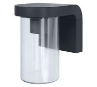 Lámpara De Pared Exterior OSRAM IP44 E27 Aluminio Vidrio Gris H:16 cm