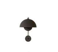 Lámpara de Pared Flowerpot VP8 , Negro Mate