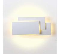 V-TAC Lámpara LED SMD de pared rectangular 12 W, 1100 lm, 360°, IP20, aluminio