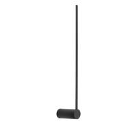 Lámpara De Pared LED Negra 3000 K 360 Lm H: 65 Cm Estrecha Luz Indirecta Apliqué