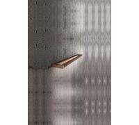 Lámpara de pared LED Slim, 12W, con temperatura de color ajustable de 2700K a 4000K, longitud de 39,2 cm, regulable, 960 lúmenes, IP20 - Marca: Perenz - Color: Marrón metalizado