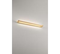 Lámpara de pared LED Slim, 24W, con temperatura de color ajustable de 2700K a 4000K, longitud de 79,2 cm, regulable, 1920 lúmenes, IP20 - Marca: Perenz - Color: Dorado