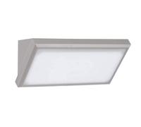 Lámpara de Pared LED Moderna V-TAC 12W - Lámpara Pared LED para Paisajes - Luz Suave 3000K - Lámpara de exteriores con Impermeabilidad IP65 - Gris - Compatible con Lámpara de Pared con Sensor
