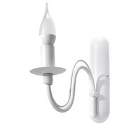 Lámpara de pared Minerva blanca candelabro