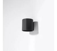 Lámpara de pared negra Orbis