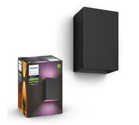 Philips Aplique de exterior LED Hue Frame inteligente negro