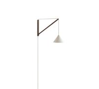 Lámpara de Pared Suspendida Roble Ahumado/ Blanco
