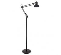 Lampara de pie articulable rutilo 1xe27 negro mate 180 cm fabrilamp
