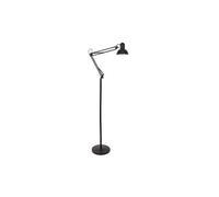 Fabrilamp Lámpara de pie Abrila Rutilo articulable 1xE27 negro mate 180 cm para salón moderno