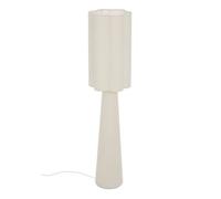 Lámpara De Pie Blanca Lino Beige H124cm - Atmosphera Createur D'interieur