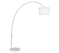 Perenz 6304 B lámpara de pie arqueada Blanca