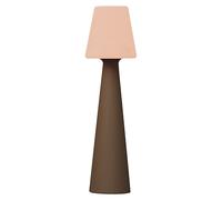 Lámpara de pie con batería Lola 165 Cemento (Cemento, Altura: 165 cm, Blanco neutro)
