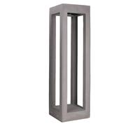 Lámpara de pie exterior LED C4 Box - 5,8 W, luz blanca neutra, 115 lúmenes, IP65, color gris
