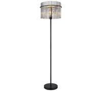 Lámpara de pie Globo, metal negro mate, 1x E27