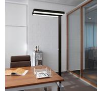 Lámpara de pie LED con sensor MAULjuvis, negro, 196 cm, base atenuable