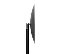 Lámpara de pie LED MAULsphere, negra, altura 183 cm