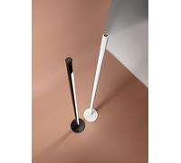 Lámpara de pie LED moderna, fabricada en metal , con regulador de intensidad, difusor de acrílico satinado, 22 W, 3000 K, altura de 140 cm - Perenz