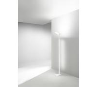 Lámpara de pie LED QUADRA blanca, de metal, con una altura de 180 cm. Marca: Perenz