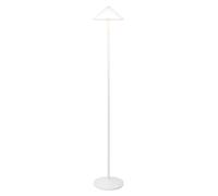 Lámpara de pie LED recargable Zafferano Pina XXL - 6W, IP65, regulador táctil, cabezal magnético, diseño moderno para interiores y exteriores - Blanco