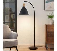 Lindby Lámpara de pie Trebale en Negro hecho Metal e.o. para Salón & Comedor (1 llama, E27) lámpara
