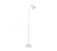 Lampara de pie metal color blanco serie argos 22cm