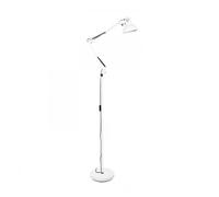 Lampara de pie metal color blanco serie arquitect 25cm