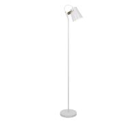 Lampara de pie metal color blanco serie lupen 22cm