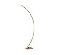 Lampara de pie metal color dorado serie arcus 20cm