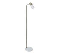 Lampara de pie metal color dorado serie maena 23cm
