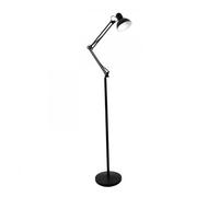 Lampara de pie metal color negro serie antigona 28cm