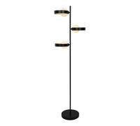 Lampara de pie metal color negro serie arianna 40cm