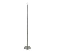 Lampara de pie metal color niquel serie travis 22cm