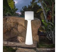 newgarden GRACE- Lámpara de pie para exteriores (140 cm), color blanco