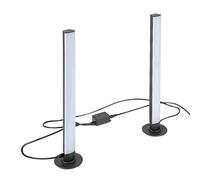 Lámpara de pie Rabalux, LED de 5 W, RGB, negro, Paco, control remoto
