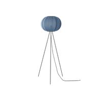 Lámpara de Pie Redonda Tejida a Knit-Wit, Alta, Ø45 cm , Zafiro