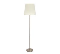 Lampara de pie salon maldivas 1xe27 cuero/beis 40d fabrilamp.