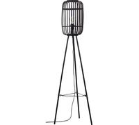 Lámpara de pie Woodrow, de tres patas, con casquillo E27, madera, color oscuro, modelo 94977/76