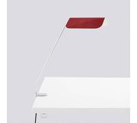 Lámpara de pinza Hay Apex, roja, altura 43 cm, E14, acero