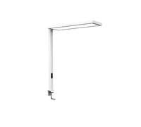 Lámpara de pinza LED MAULsenja, blanca, aluminio, atenuable, sensor, CCT
