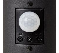 Lámpara de poste exterior con sensor de movimiento, modelo DODY E27, color , grado de protección IP44