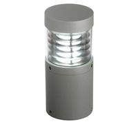 Lámpara de poste exterior LED LARS, 15W, ángulo de 82°, IP65, 3000K, color gris, 26cm - Rossini Illuminazione