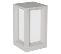 Lámpara de poste exterior NOVA LUCE CASTRO, piedra arenisca blanca y acrílico, casquillo E27, 1x12W (sin bombilla), 100-240V, IP65, 9739352